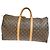 Borsa Keepall Louis Vuitton in tela Monogram 50 Marrone - vista 2