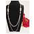 Splendida collana DOLCE & GABBANA catena doppia argento - vista 2