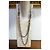 Splendida collana DOLCE & GABBANA catena doppia argento - vista 4