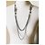 Splendida collana DOLCE & GABBANA catena doppia argento - vista 5