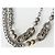 Splendida collana DOLCE & GABBANA catena doppia argento - vista 6