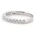 Autre Marque Ponte Vecchio Diamant Au750 Halb-Ewigkeit Ring Silber - Ansicht 3