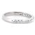 Autre Marque Ponte Vecchio Diamant Au750 Halb-Ewigkeit Ring Silber - Ansicht 4