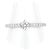 Autre Marque Royal Asscher PT950 Diamantring Silber