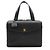 Borsa da lavoro in pelle caviar Chanel Coco Mark Nero