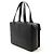 Borsa da lavoro in pelle caviar Chanel Coco Mark Nero - vista 2