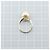 Autre Marque Au750 Perlen-Diamantring Golden - Ansicht 7