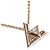 Louis Vuitton K18PG Volt One Pendant Necklace Q93813 Golden