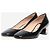 Miu Miu Schwarze Pumps mit Blockabsatz aus Kristall - Größe EU 35 - Ansicht 2
