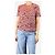 Rag & Bone Pink and red velvet leopard print top - size S - view 3