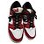 Baskets Nike SB Dunk Low Pro en cuir Chicago Rouge Bordeaux - vue 5