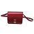 Classic Box Céline Borsa a spalla classica Celine in pelle di vitello bordeaux, modello piccolo Rosso Bordò - vista 5