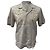 Camicia in satin ricamata con collet camp di Dries Van Noten in viscosa beige