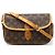 Borsa a spalla Gibeciere PM Monogram Louis Vuitton Marrone