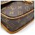Borsa a spalla Gibeciere PM Monogram Louis Vuitton Marrone - vista 3