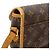 Borsa a spalla Gibeciere PM Monogram Louis Vuitton Marrone - vista 4
