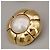 Chanel Vintage CC Flower Clip-On perle imitazione in placcato oro D'oro - vista 4