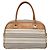Borsa a mano BURBERRY in tela e pelle bianca argento Auth bs28984 Bianco - vista 2