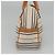 Borsa a mano BURBERRY in tela e pelle bianca argento Auth bs28984 Bianco - vista 5