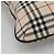 Borsa a mano Burberry Nova Check in nylon e pelle beige argento autentica bs28982 - vista 11