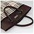 Borsa a mano Burberry Nova Check in nylon e pelle beige argento autentica bs28982 - vista 6