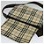 Borsa a Spalla Burberry Nova Check in Nylon Beige Argento Autentica hk2950 - vista 15