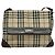 Borsa a Spalla Burberry Nova Check in Nylon Beige Argento Autentica hk2950 - vista 2