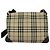 Borsa a Spalla Burberry Nova Check in Nylon Beige Argento Autentica hk2950 - vista 3