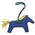 Hermès HERMES Charm Rodeo MM Pelle Blu Auth 138575M - vista 2
