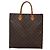 LOUIS VUITTON Monogram Sac Plat Hand Bag M51140 LV Auth 140069 - view 3