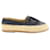 Chanel Schwarze Leder-Espadrilles  - Ansicht 1