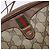 Borsa a Spalla Gucci GG Supreme Web Sherry Line PVC Beige Oro Auth BA4929 D'oro - vista 14
