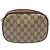 Borsa a Spalla Gucci GG Supreme Web Sherry Line PVC Beige Oro Auth BA4929 D'oro - vista 3