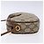 Borsa a Spalla Gucci GG Supreme Web Sherry Line PVC Beige Oro Auth BA4929 D'oro - vista 5
