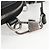 Borsa a spalla GG Supreme in PVC Nero Argento di GUCCI 724357 Auth 138571M - vista 16