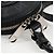 Borsa a spalla GG Supreme in PVC Nero Argento di GUCCI 724357 Auth 138571M - vista 17