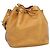 Noe LOUIS VUITTON Bolso de Hombro Petit Noé Epi Amarillo M44109 LV Auth 140076
