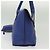 Borsa a Spalla Gancini in Pelle Blu Oro Auth BA4955 di Salvatore Ferragamo D'oro - vista 5