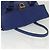 Borsa a Spalla Gancini in Pelle Blu Oro Auth BA4955 di Salvatore Ferragamo D'oro - vista 6