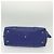 Borsa a Spalla Gancini in Pelle Blu Oro Auth BA4955 di Salvatore Ferragamo D'oro - vista 9