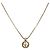 Collier Christian Dior métal or Auth sw1372 Doré