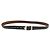 LOUIS VUITTON Cintura Taiga Classica 49,2" Nera LV Auth 138132 Nero