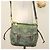 Borsa a Spalla PRADA Nylon Kaki Oro Auth 138636 D'oro Cachi - vista 28