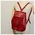 Zaino Vala in pelle rossa e oro Auth 138862 di Salvatore Ferragamo - vista 22