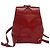 Zaino Vala in pelle rossa e oro Auth 138862 di Salvatore Ferragamo - vista 3
