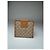 Triomphe Céline Vintage Celine Paris Monogram Leather wallet beige brown - view 6
