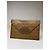 Clutch in pelle vintage Fendi FF monogramma marrone D'oro - vista 6