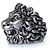 Gucci, Unisex Löwenkopf-Ring aus Silber - Ansicht 2
