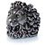 Gucci, Unisex Löwenkopf-Ring aus Silber - Ansicht 3