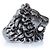 Gucci, Unisex Löwenkopf-Ring aus Silber - Ansicht 5